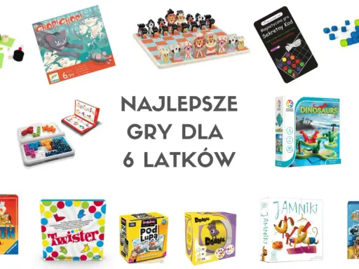 Kolekcja mądrych gier dla dzieci: sushi, kotek, labirynt, dinozaury, Scotland Yard Junior i inne.